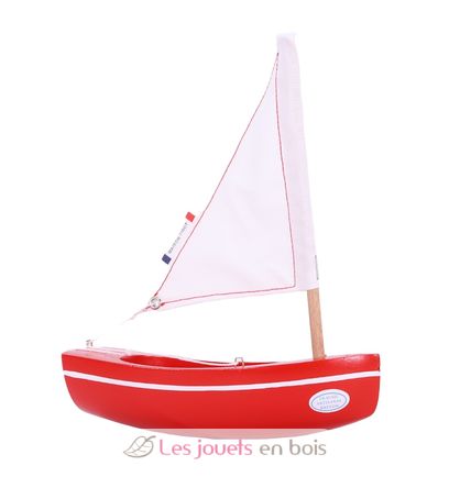 Barca Le Bâchi rosso 17cm TI-N200-BACHI-ROUGE Maison Tirot 1