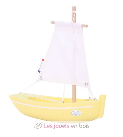 Barca Le Misainier giallo 22cm TI-N205-MISAINIER-JAUNE Maison Tirot 1