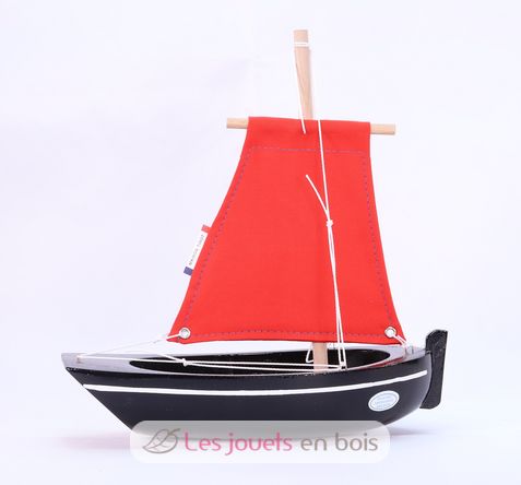 Barca Le Misainier nero 22cm TI-N205-MISAINIER-NOIR Maison Tirot 2