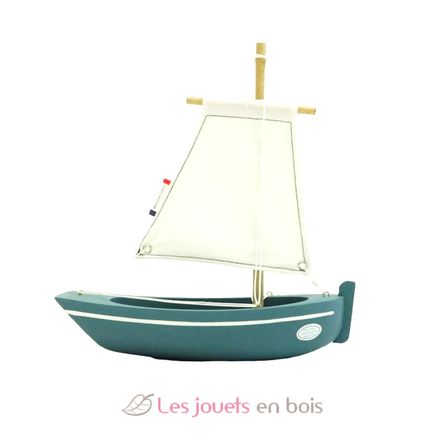 Barca Le Misainier abissi verdi 22cm TI-N205-MISAINIER-VERT-ABYSSES Maison Tirot 1