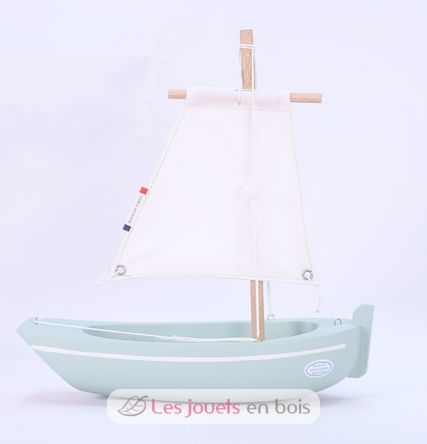 Barca Le Misainier verde acqua 22cm TI-N205-MISAINIER-VERT-EAU Maison Tirot 2