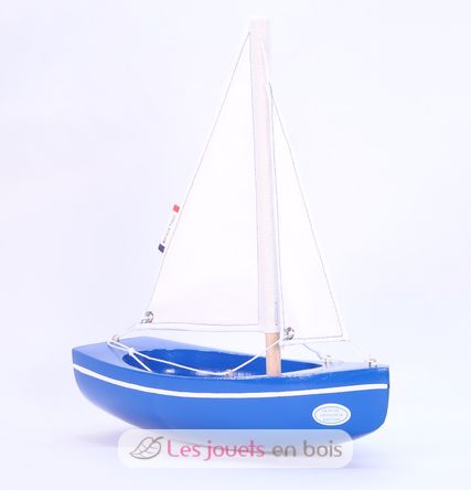 Barca Sloop blu 21cm TI-N202-SLOOP-BLEU Maison Tirot 3