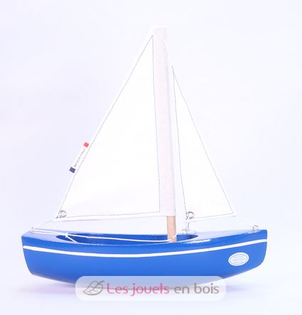 Barca Sloop blu 21cm TI-N202-SLOOP-BLEU Maison Tirot 2