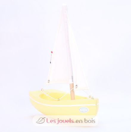 Barca The Sloop giallo 21cm TI-N202-SLOOP-JAUNE Maison Tirot 3
