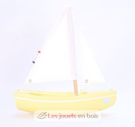 Barca The Sloop giallo 21cm TI-N202-SLOOP-JAUNE Maison Tirot 2