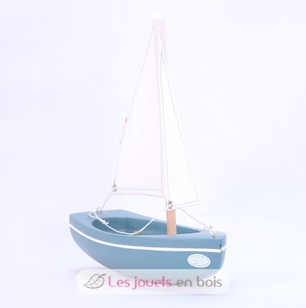 Barca sloop verde abisso 21cm TI-N202-SLOOP-VERT-ABYSSES Maison Tirot 3