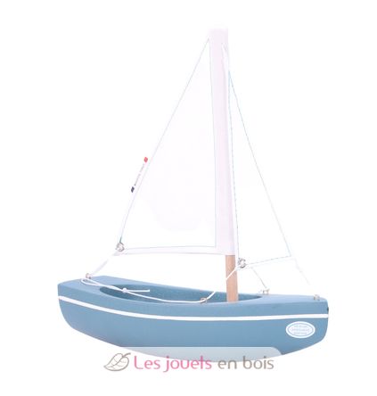 Barca sloop verde abisso 21cm TI-N202-SLOOP-VERT-ABYSSES Maison Tirot 1