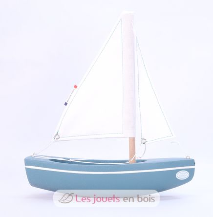 Barca sloop verde abisso 21cm TI-N202-SLOOP-VERT-ABYSSES Maison Tirot 2