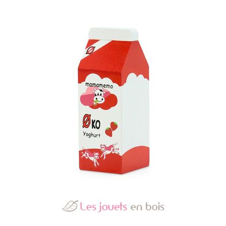 Yogurt da bere alla fragola in legno As-85469 Mamamemo 1