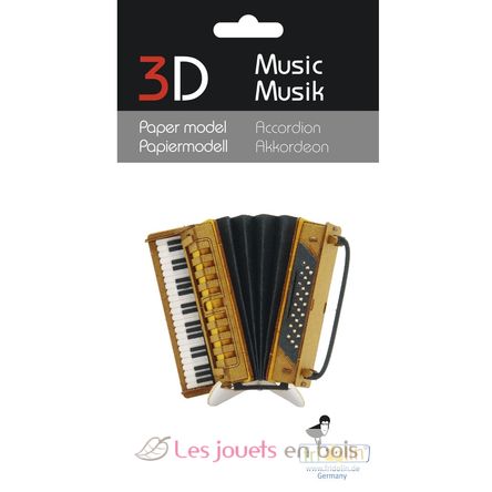 Modello 3D in carta Fisarmonica FRO-11569 Fridolin 3