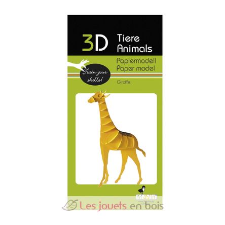 Modello 3D in carta giraffa FR-11619 Fridolin 2