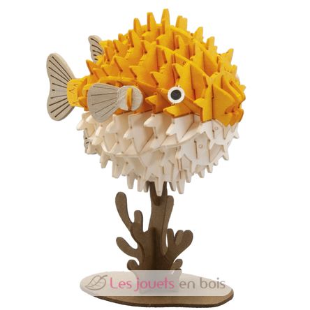 Modello 3D in carta pesce istrice FR-11771 Fridolin 1