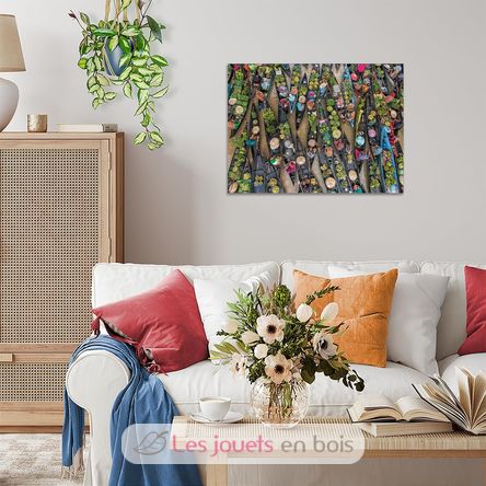 Puzzle Mercato galleggiante in Indonesia 500 pezzi RAV12001813 Ravensburger 5