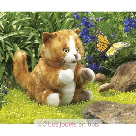 Burattino a mano Gattino tigrato FO-2845 Folkmanis 3
