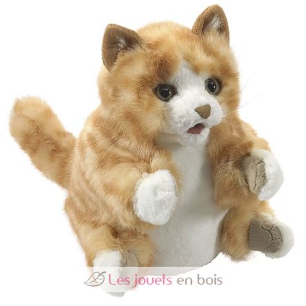 Burattino a mano Gattino tigrato FO-2845 Folkmanis 1