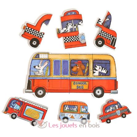 Il mio primo puzzle Veicoli MD0077 Mideer 3