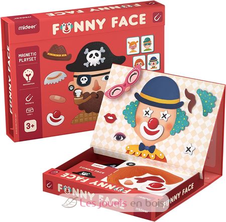 Set da gioco magnetico Funny Face MD1038 Mideer 1