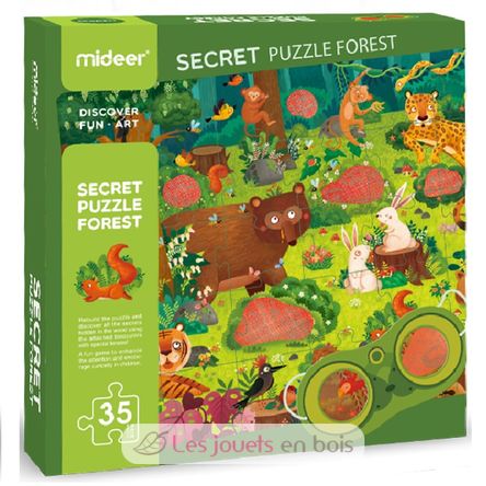 Puzzle del detective della foresta MD3096 Mideer 1