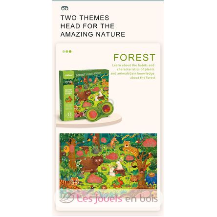 Puzzle del detective della foresta MD3096 Mideer 7