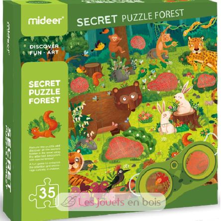 Puzzle del detective della foresta MD3096 Mideer 1