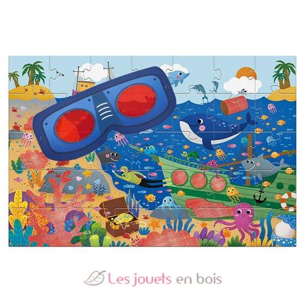 Puzzle del detective dell'oceano MD3097 Mideer 5