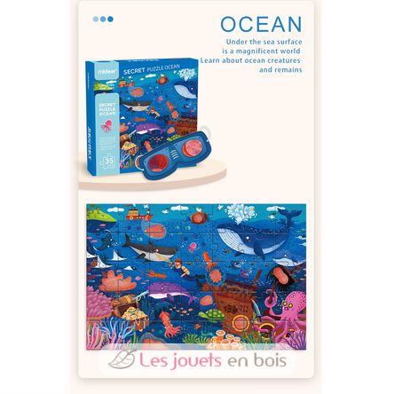 Puzzle del detective dell'oceano MD3097 Mideer 7