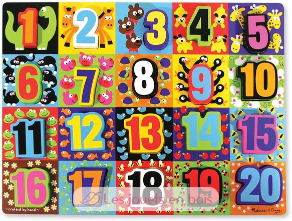 Puzzle gigante a pezzi Numeri MD13832 Melissa & Doug 2