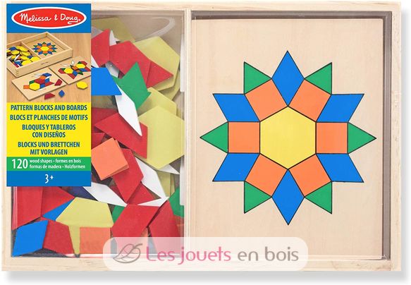 Blocchi e tavole di motivi didattici MD-10029 Melissa & Doug 5