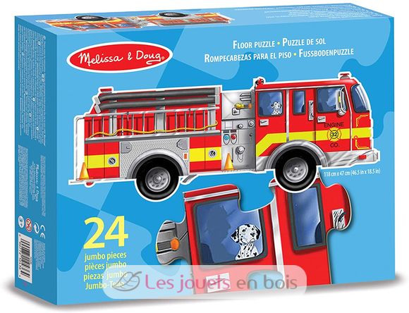 Puzzle del camion dei pompieri gigante MD-10436 Melissa & Doug 3