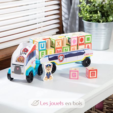 PAW Patrol Camion Alfabeto in legno MD-33272 Melissa & Doug 3