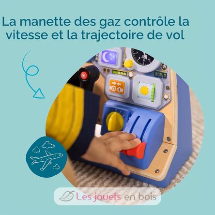 Painel de bordo de avião interativo MD6073588 Melissa & Doug 4