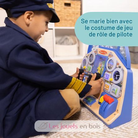 Painel de bordo de avião interativo MD6073588 Melissa & Doug 6