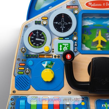 Painel de bordo de avião interativo MD6073588 Melissa & Doug 7