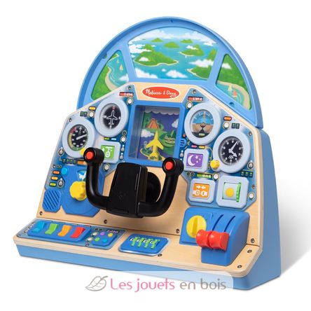 Painel de bordo de avião interativo MD6073588 Melissa & Doug 1