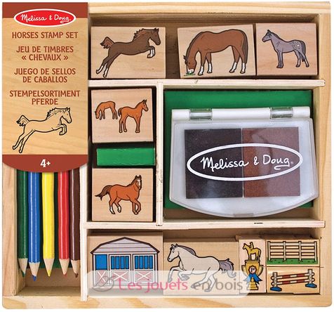 Tappetini per timbri Cavalli M&D12410-3936 Melissa & Doug 1