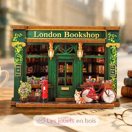 Mini Book Nook Libreria di Londra CT110 Cartartem 3