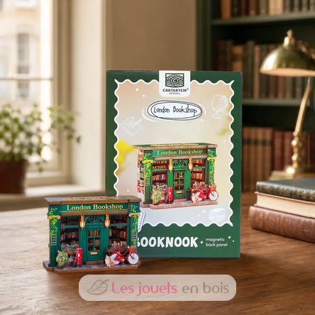 Mini Book Nook Libreria di Londra CT110 Cartartem 2