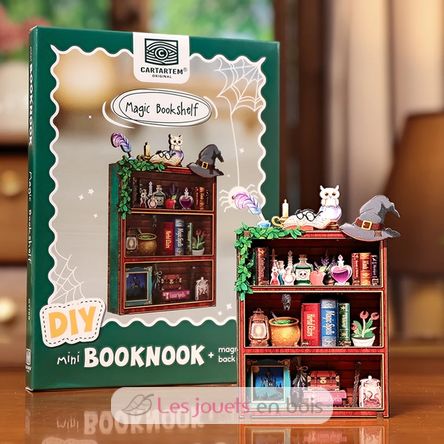 Mini Book Nook La libreria magica T-CT100 Cartartem 3