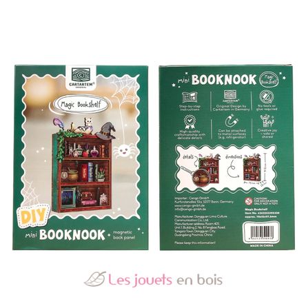 Mini Book Nook La libreria magica T-CT100 Cartartem 5
