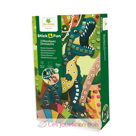 Mini mosaici Dinosauri SYCRE7044 Sycomore 1