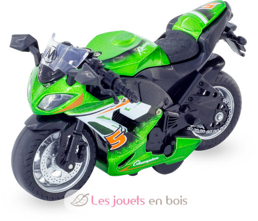 Motocicletta a frizione verde in miniatura UL-8355 verte Ulysse 1