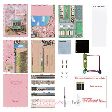 Book Nook Il viaggio di Sakura T-TQ119 Tonecheer 2