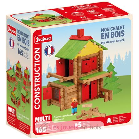 Il mio chalet in legno 165 pezzi JJ1803 Jeujura 1