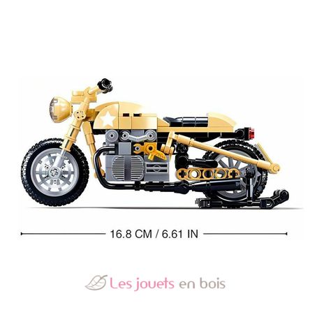Model Bricks - Motocicletta militare SL-M38-B0959 Sluban 2