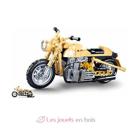 Model Bricks - Motocicletta militare SL-M38-B0959 Sluban 3