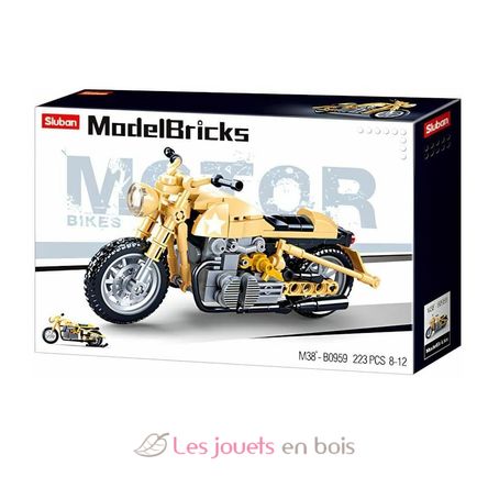 Model Bricks - Motocicletta militare SL-M38-B0959 Sluban 4