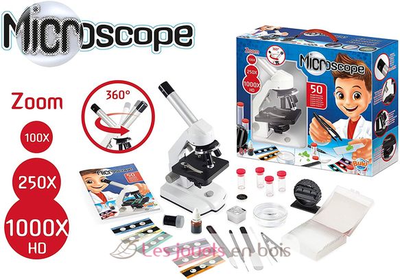 Microscopio 50 esperimenti BUK-MR600 Buki France 5