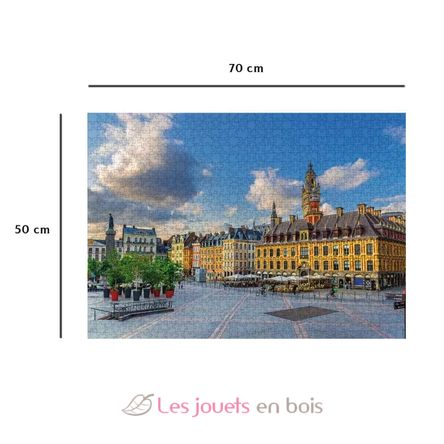 Puzzle La Grand Place di Lilla 1000 pezzi NA12001880 Nathan 3