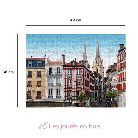 Puzzle Città di Bayonne 500 pezzi NA12001873 Nathan 3
