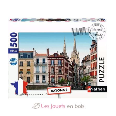 Puzzle Città di Bayonne 500 pezzi NA12001873 Nathan 2